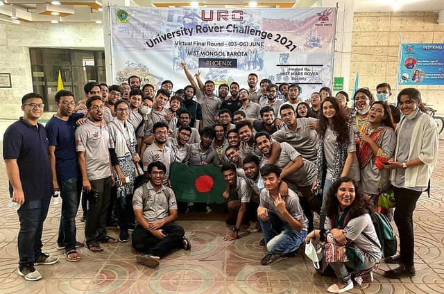 Ranked first in the University Rover Challenge (URC) 2021, organized by the Mars Society